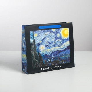 Пакет подарочный ПК-168 "I paint my dream", 23 × 18 × 10 см
